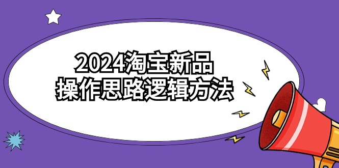 2024淘宝新品操作思路逻辑方法（6节视频课）-爱项目