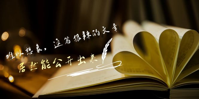 某公众号付费文章《难以想象，这篇狠辣的文章，居然能公开出来》-爱项目
