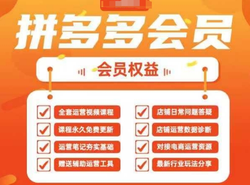 2025拼多多运营实战课，40节全流程教学，覆盖拼多多运营全链路-爱项目