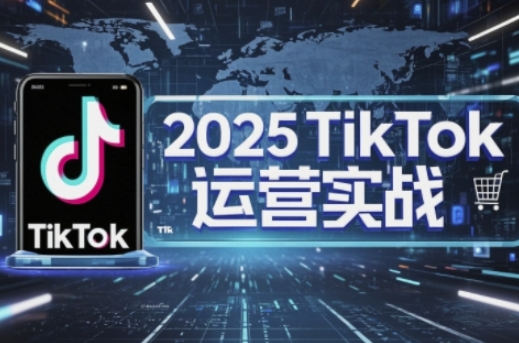 2025TikTok电商运营，掌握TikTok店铺运营核心技巧，实现低成本高转化-爱项目