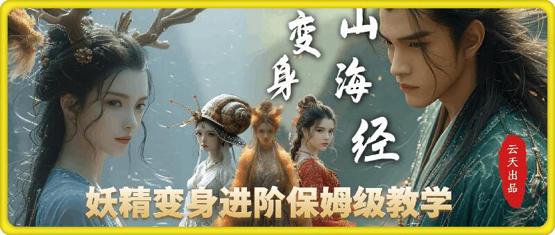 云天AI山海经变身视频教程，妖精变身进阶保姆级教学-爱项目