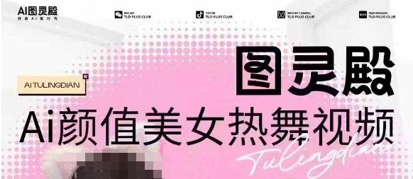 全网首发，原价988图灵殿AI颜值美女热舞视频，云端生图，轻松过原创-爱项目