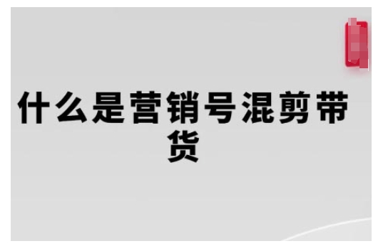 营销号混剪带货，从内容创作到流量变现的全流程，教你用营销号形式做混剪带货-爱项目